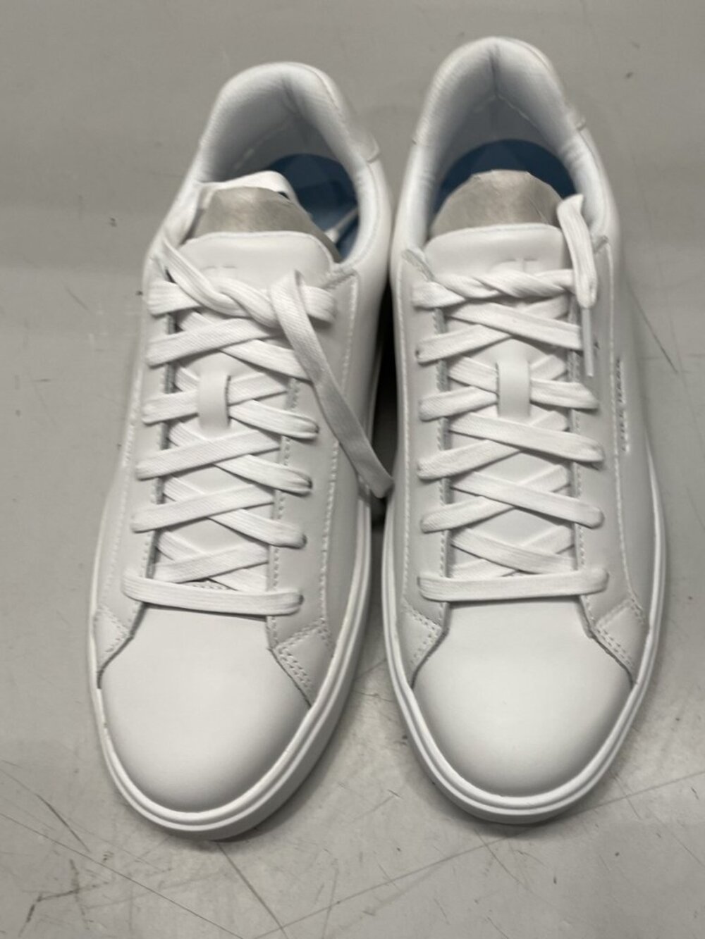 Cole Haan Mens Size 8 Grand Crosscourt Sneakers White/Argento Lace Up